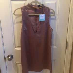 Silky shift dress